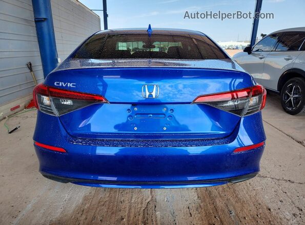 2HGFE1F79PH306904 2023 HONDA CIVIC Blue Widok z tyłu