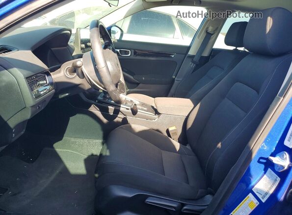 2HGFE1F79PH306904 2023 HONDA CIVIC Blue Widok wnętrza z przodu