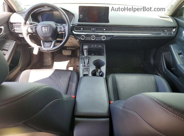 2HGFE1F90PH000773 2023 HONDA CIVIC Gray Dashboard view