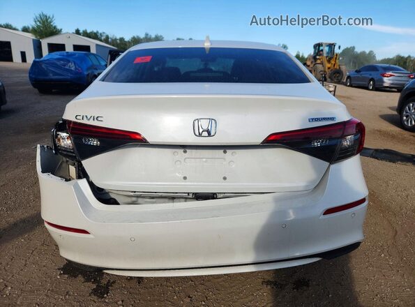 2HGFE1F93NH003678 2022 HONDA CIVIC White Vista trasera