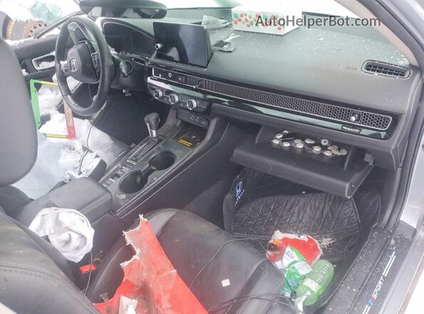 2HGFE1F93NH006418 2022 HONDA CIVIC Silver Widok deski rozdzielczej