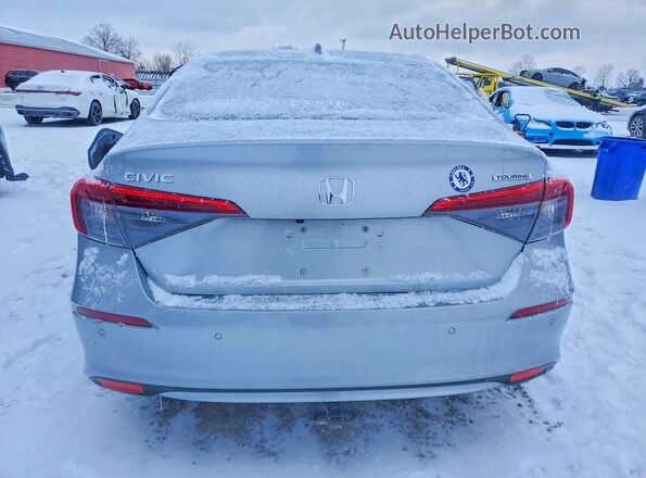 2HGFE1F93NH006418 2022 HONDA CIVIC Silver Widok z tyłu