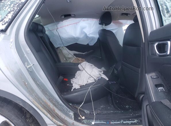 2HGFE1F93NH006418 2022 HONDA CIVIC Silver Widok tylnych siedzeń