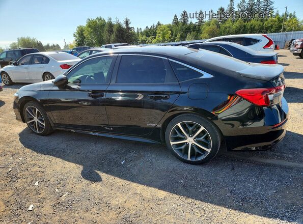 2HGFE1F97NH007488 2022 HONDA CIVIC Black Rear left