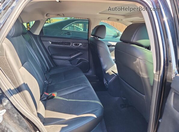 2HGFE1F97NH007488 2022 HONDA CIVIC Black Rear seats view