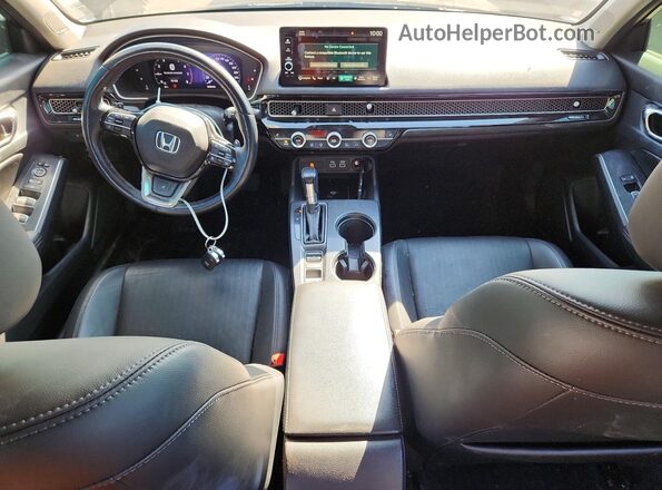 2HGFE1F97NH007488 2022 HONDA CIVIC Black Dashboard view