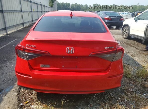 2HGFE1F98RH304940 2024 HONDA CIVIC Red Vista trasera