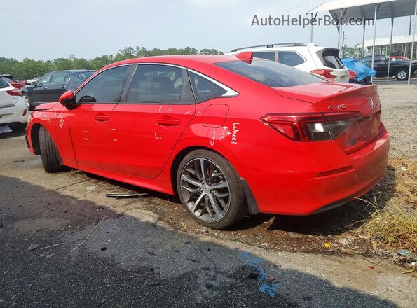 2HGFE1F98RH304940 2024 HONDA CIVIC Red Trasero izquierdo