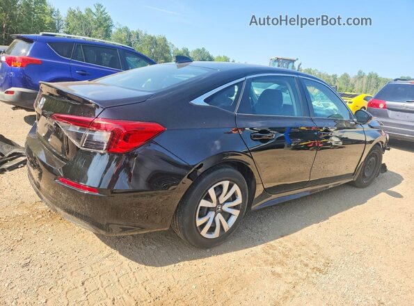 2HGFE2F22NH131631 2022 HONDA CIVIC Black Հետևի աջ