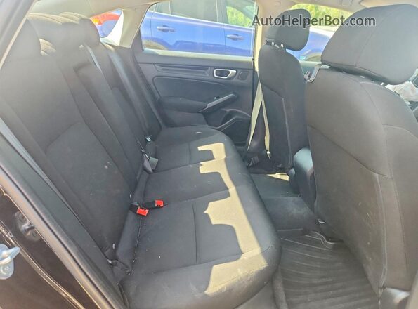 2HGFE2F22NH131631 2022 HONDA CIVIC Black Հետևի նստատեղերի տեսք