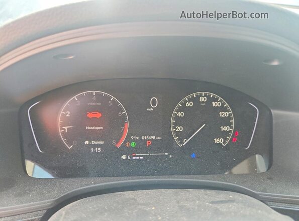 2HGFE2F23TH563478 2026 HONDA CIVIC Blue Vista del cuadro de instrumentos