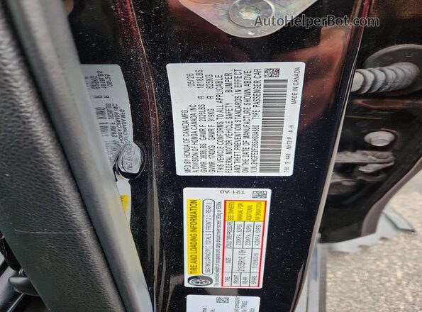 2HGFE2F26SH604880 2025 HONDA CIVIC Black Вид наклейки з VIN-кодом