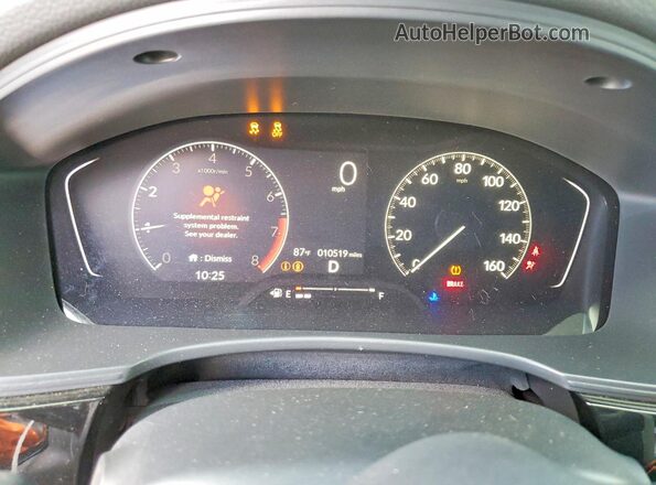 2HGFE2F26TH538171 2026 HONDA CIVIC White Widok zestawu wskaźników