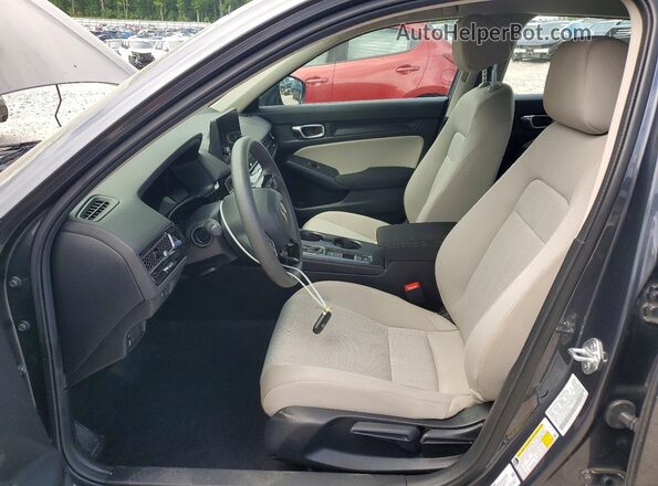 2HGFE2F28RH509036 2024 HONDA CIVIC Gray Вид салону спереду