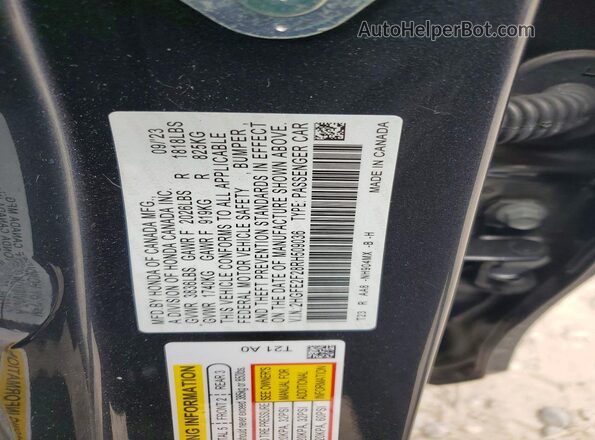 2HGFE2F28RH509036 2024 HONDA CIVIC Gray Вид підкапотного простору