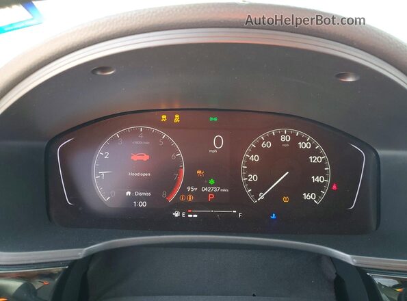 2HGFE2F29SH573589 2025 HONDA CIVIC Серебряный Вид щитка приборов