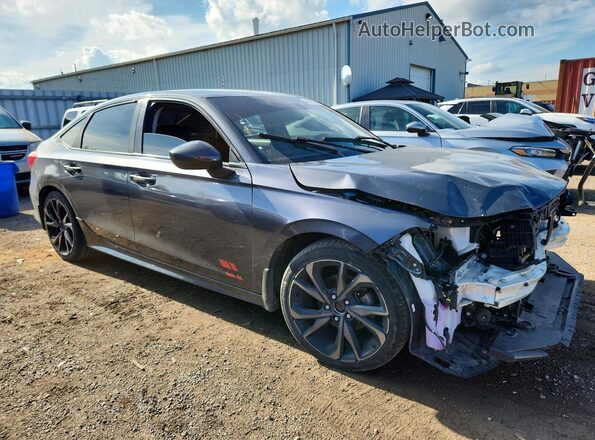 2HGFE2F2XNH102748 2022 HONDA CIVIC Серый Передняя правая четверть
