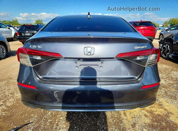 2HGFE2F2XNH102748 2022 HONDA CIVIC Серый Вид сзади