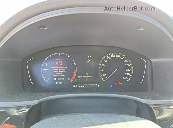 2HGFE2F31RH116388 2024 HONDA CIVIC Silver Widok zestawu wskaźników
