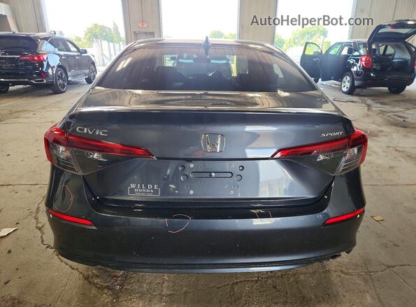 2HGFE2F50NH548921 2022 HONDA CIVIC Серый Вид сзади