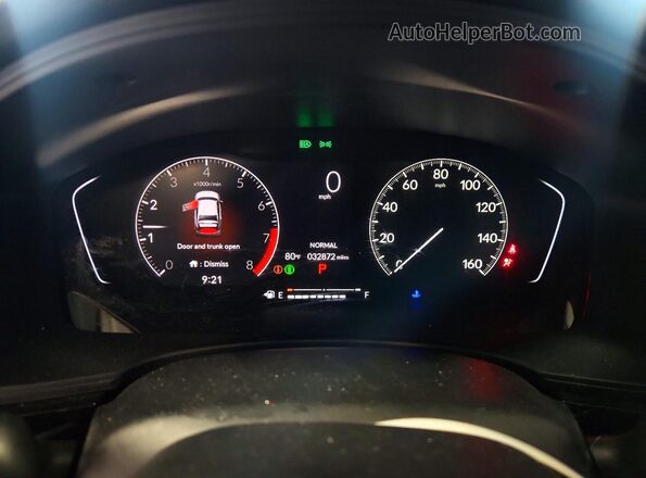 2HGFE2F50NH548921 2022 HONDA CIVIC Серый Вид щитка приборов