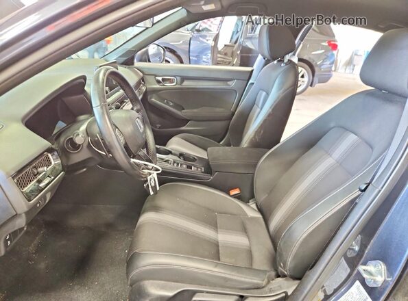 2HGFE2F50NH548921 2022 HONDA CIVIC Серый Вид салона спереди