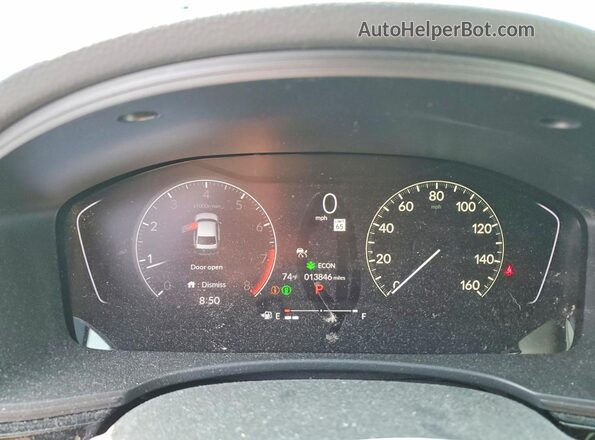2HGFE2F50RH515763 2024 HONDA CIVIC Gray Vista del cuadro de instrumentos