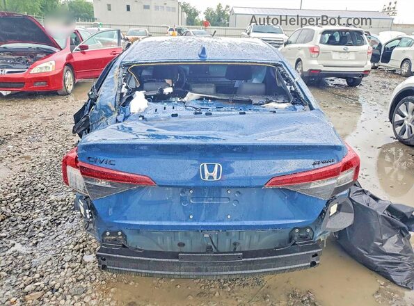 2HGFE2F50TH607883 2026 HONDA CIVIC Blue უკანა ხედი