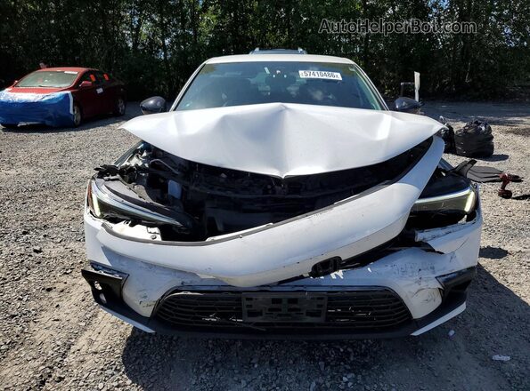 2HGFE2F53NH576356 2022 HONDA CIVIC White Widok z przodu