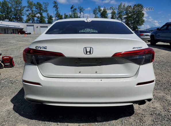 2HGFE2F53NH576356 2022 HONDA CIVIC White Widok z tyłu
