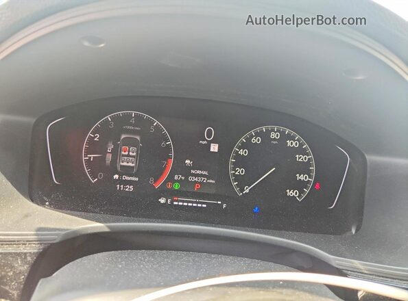 2HGFE2F53NH578897 2022 HONDA CIVIC Gray Instrument cluster view