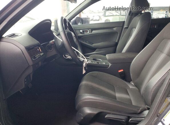 2HGFE2F53PH547717 2023 HONDA CIVIC Gray Widok wnętrza z przodu