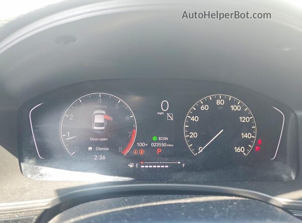 2HGFE2F53RH561149 2024 HONDA CIVIC White ხელსაწყოთა პანელის ხედი