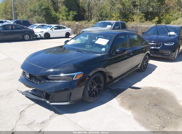 2HGFE2F53TH604329 2026 HONDA CIVIC Black Передня ліва чверть
