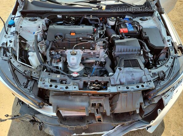 2HGFE2F54NH587804 2022 HONDA CIVIC White Widok wnętrza z tyłu