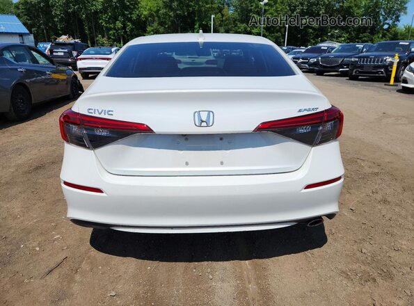 2HGFE2F54NH587804 2022 HONDA CIVIC White Widok z tyłu