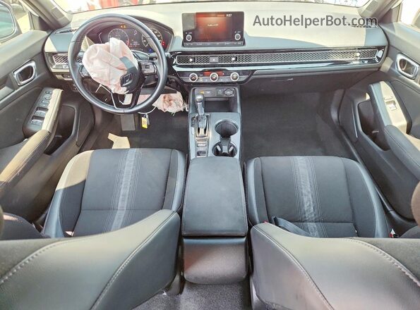 2HGFE2F54NH587804 2022 HONDA CIVIC White Widok deski rozdzielczej