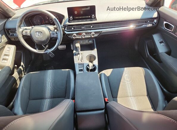 2HGFE2F54PH509638 2023 HONDA CIVIC Red Vista del salpicadero
