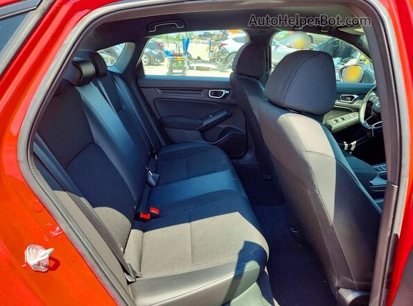 2HGFE2F54PH509638 2023 HONDA CIVIC Red Vista de los asientos traseros