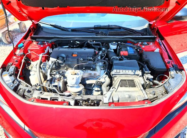 2HGFE2F54PH509638 2023 HONDA CIVIC Red Vista interior trasera