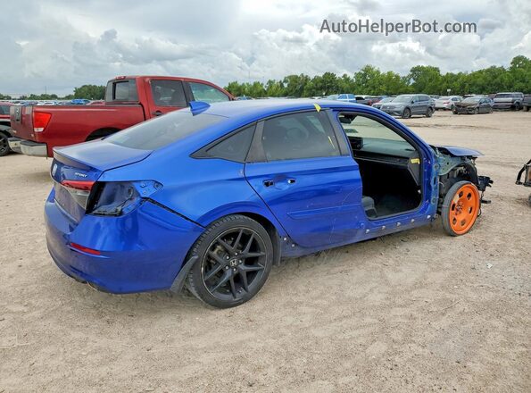 2HGFE2F55NH553466 2022 HONDA CIVIC Blue Trasero derecho