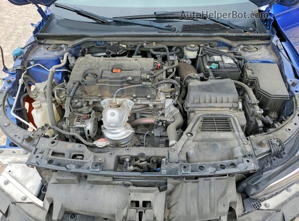 2HGFE2F55NH553466 2022 HONDA CIVIC Blue Vista interior trasera