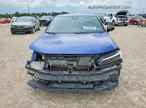2HGFE2F55NH553466 2022 HONDA CIVIC Blue Vista frontal