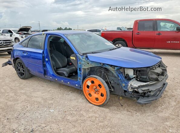 2HGFE2F55NH553466 2022 HONDA CIVIC Blue Delantero derecho