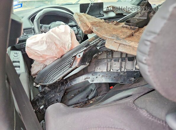 2HGFE2F55RH593102 2024 HONDA CIVIC Black Առջևի վահանակի տեսք