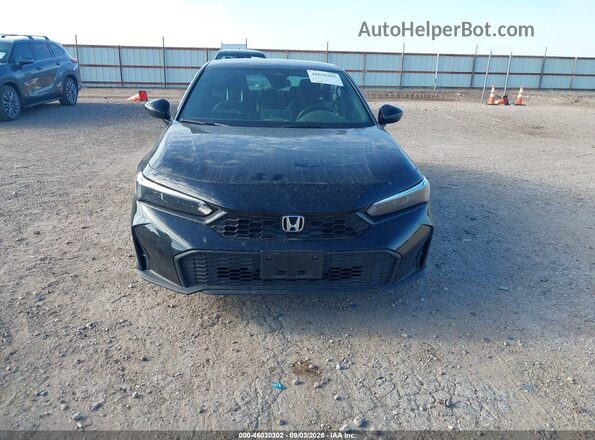 2HGFE2F55SH600734 2025 HONDA CIVIC Black უკანა სალონის ხედი
