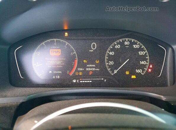 2HGFE2F55TH502918 2026 HONDA CIVIC Blue Widok zestawu wskaźników