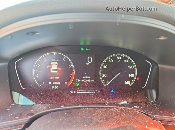 2HGFE2F55TH593043 2026 HONDA CIVIC Silver ხელსაწყოთა პანელის ხედი