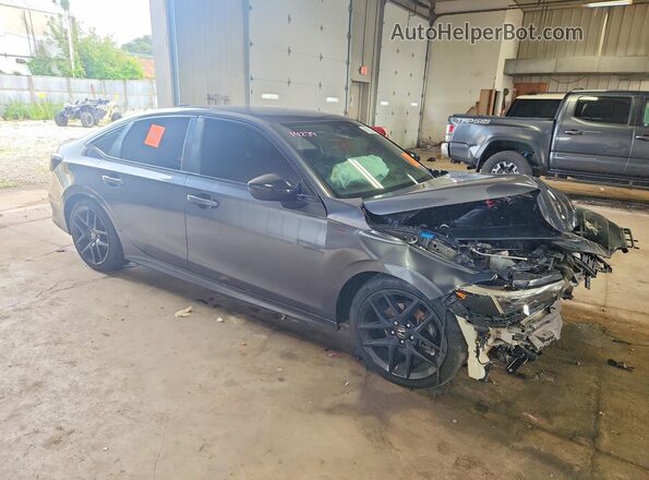 2HGFE2F56NH569658 2022 HONDA CIVIC Серый Передняя правая четверть