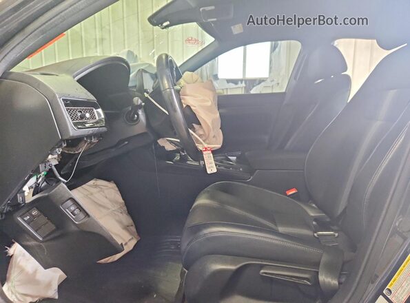 2HGFE2F56NH569658 2022 HONDA CIVIC Серый Вид салона спереди